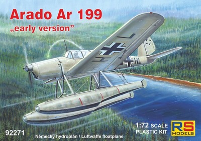 RS MODELS 92271 MODEL PLOUGH AR 199 ''EARLY VERSION'' 1/72 (3 decal v. for Luftw