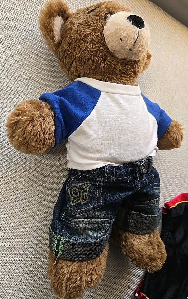 Build a Bear Workshop Bearemy Bear Plush Retired Stuffed Animal 15" Teddy Bear - Image 3 of 4
