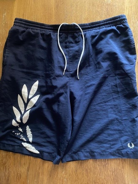 Men Fred Perry Shorts Navy XL