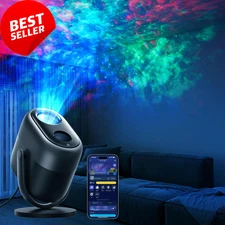 Star Projector Lights LED Nebula 7-Zone 50+ Scenes White Noise Kids Gift Lamp