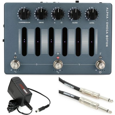 Darkglass Alpha-Omega Photon Bass Distortion/Compression Pedal with Power Supply