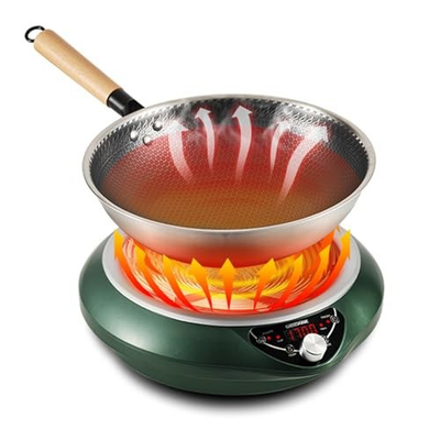 #ad #ad Abangdun 1700W 100V 185V Induction Cooktop Wok With Pan Electric Stove 2026 New $161.99