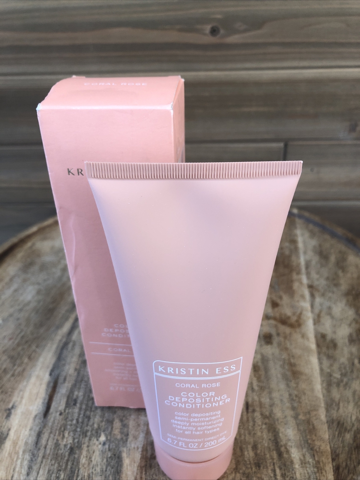 NIB Kristin Ess Hair Color Depositing Conditioner Coral Rose 6.7oz eBay