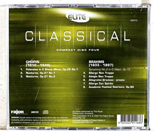 Elite Classical 5 CD Set: Bach, Mendel... (CD) - Picture 9 of 15