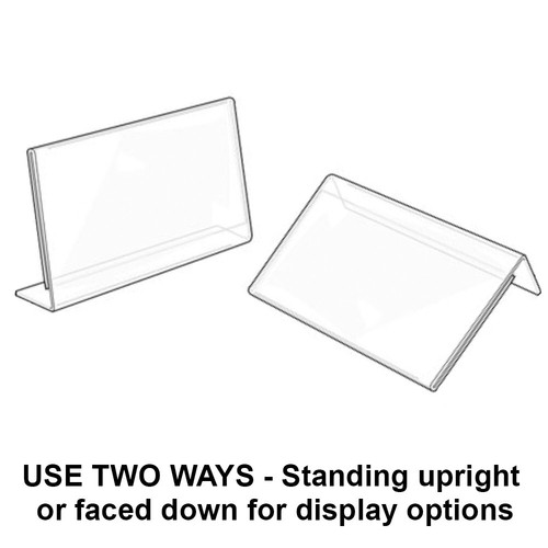 Azar Displays Angled L-Shaped Frame 14"x 11''High, 10-Pack - Picture 3 of 5