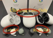 Google Pixel Buds A Series Wireless Headset LEFT/RIGHT/Charging Case Replacement