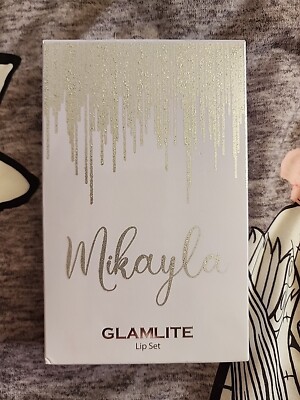 Glamlite x Mikayla 3PC Lip Gloss Set Full Size Brand New 