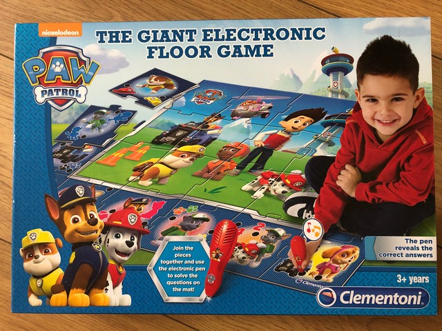 paw patrol floor puzzle