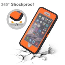 For iPhone 8 7 Plus Case Dustproof Heavy Duty Shockproof Fit KickStand
