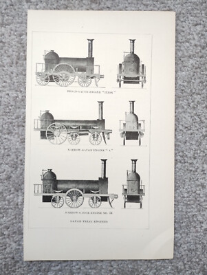 Spurweite Versuchsmotoren, Great Western Railway - Antikdruck - 1927
