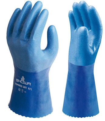 Showa Gloves Temres "281" Breathable Waterproof PU Dry Comfort Work Stay Dry