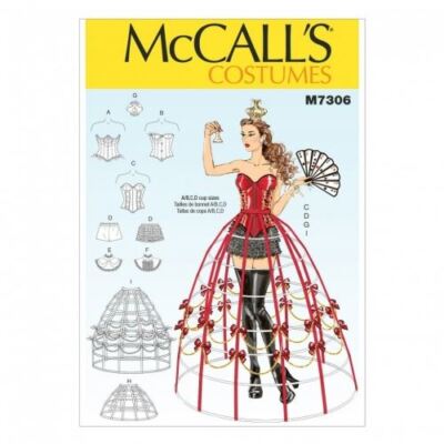 McCalls Schnittmuster 7306 E5 (14-16-18-20-22)