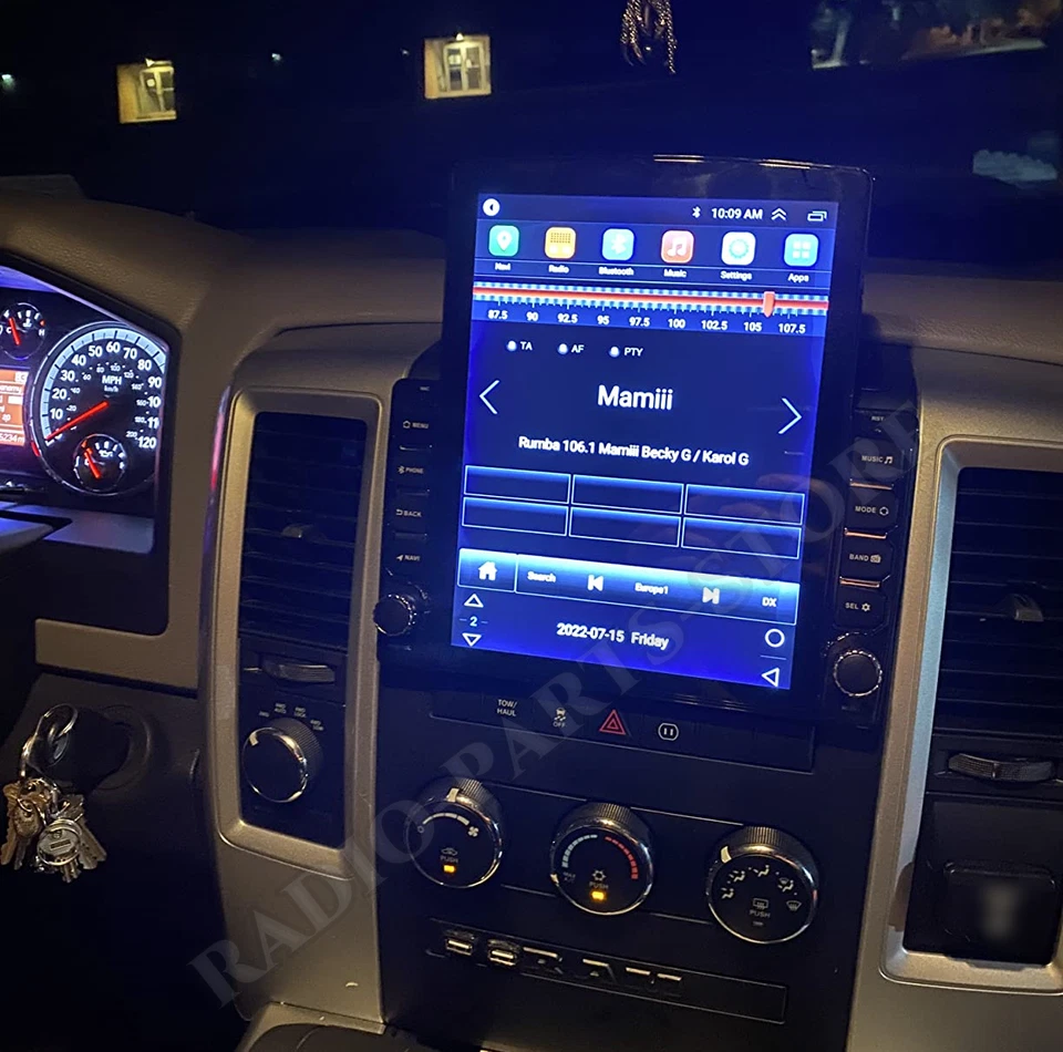 For 2013-2018 Dodge Ram 1500 2500 3500 Car Radio Stereo GPS Android 13 Carplay  Foto 2 de 4