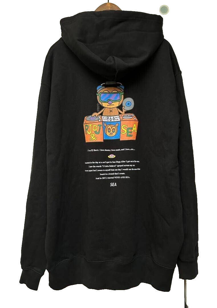WIND AND SEA Parappa Rapper collaboration hoodie L size new WIND AND SEA Parappa Rapper collaboration hoodie L size new