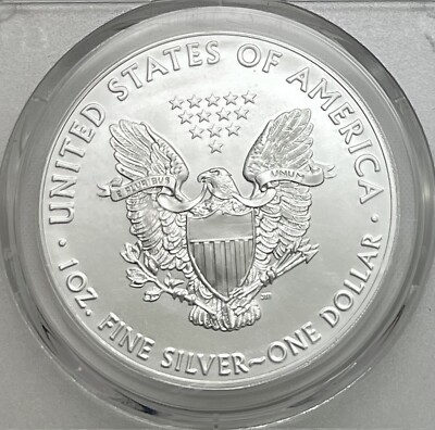 2021-S Silver Eagle T1 Emergency Issue First Day Issue PCGS 35
