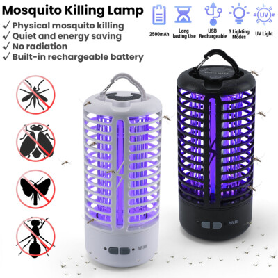 Electric Mosquito Killer Lamp Insect Catcher Fly Bug Zapper Trap LED UV Lamp