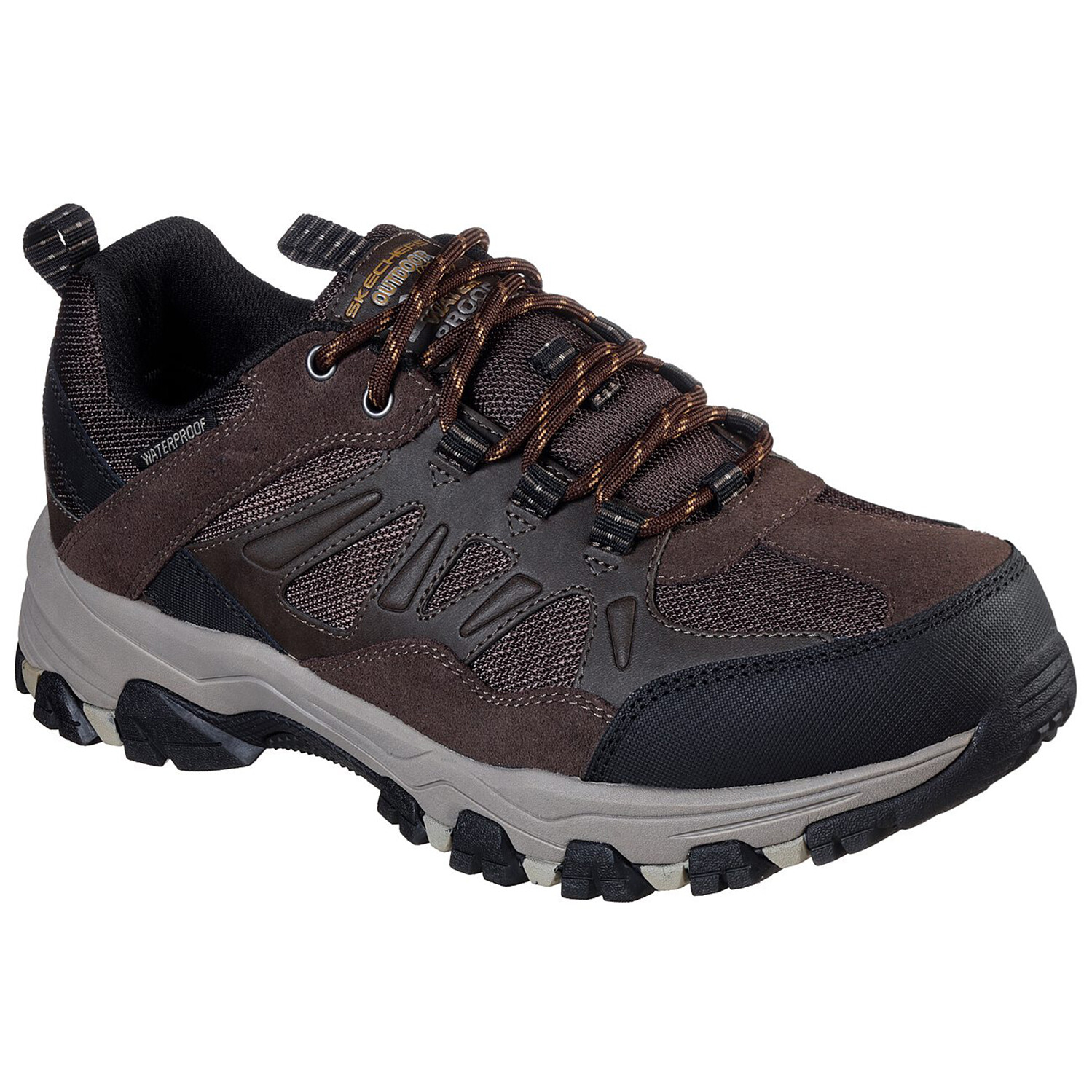Мужские треккинговые ботинки Skechers SELMEN ENAGO для треккинга на открытом воздухе 66275 Коричневый 17990₽