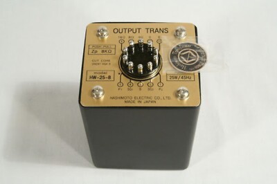 Hashimoto HW-25-8 (Sansui) Output Trans. 25W Push-Pull 8KΩ for 6V6