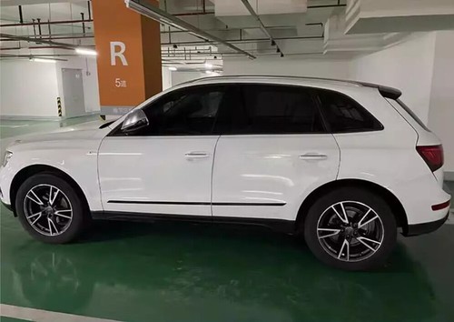 Fits For Audi Q5 2010-18 Gloss Black Steel Window Molding Trim Decoration Strips - Foto 2 di 5