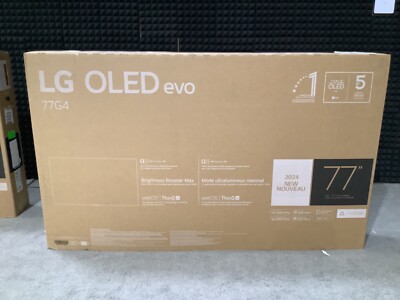 LG 77'' OLED TV 4K 2024 OLED77G4WUA Flat Gallery Flush Mount NEW WARRANTY  ️