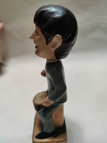 Vintage 1964 Ringo Starr Beatles Car Mascots Bobblehead Nodder Original - Picture 5 of 13