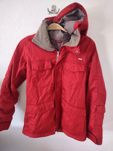 Foursquare Womens Snowboard Jacket Size S Scarlet Red RN87380