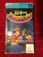 Super Famicom Mickey’s  Magical Adventure Japanese Import Nintendo CIB