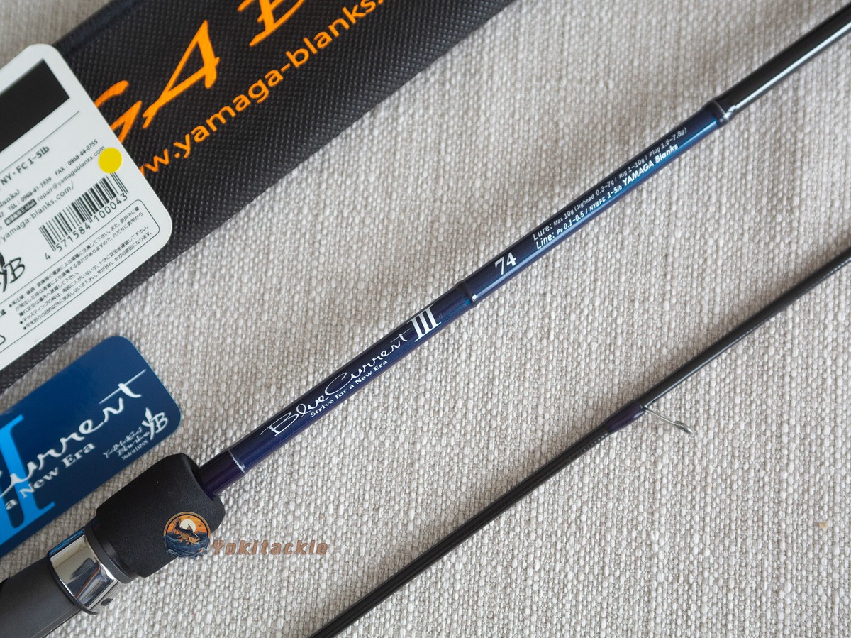 YAMAGA Blanks Blue Current III 74 Spinning Rod-Watch Product Video
