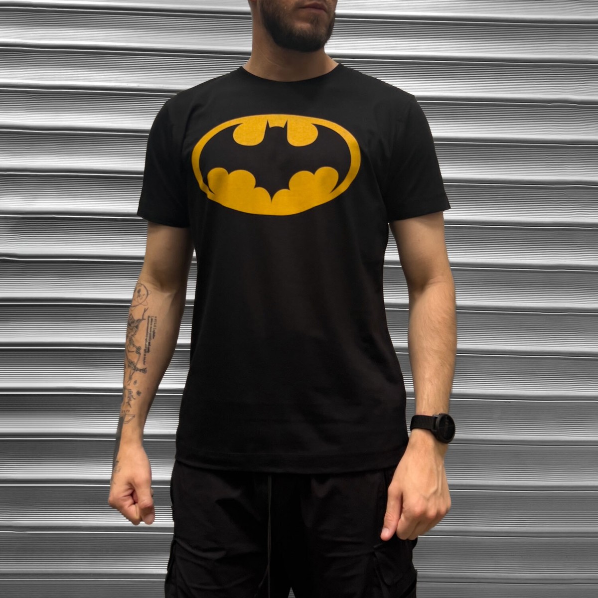 BATMAN タンクトップ 黒/黄色　ヴィンテージ　バットマン　バスケシャツ BATMAN タンクトップ 黒/黄色 ヴィンテージ バットマン バスケ