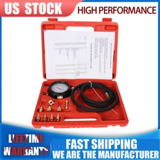Transmission Engine Oil Pressure Tester Gauge Diagnostic Tool Kits TU11A 500PSI