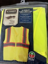 Schmidt Workwear Hi-Visibility Hi-Vis Class 2 Safety Vest Size M/L 40-46" New