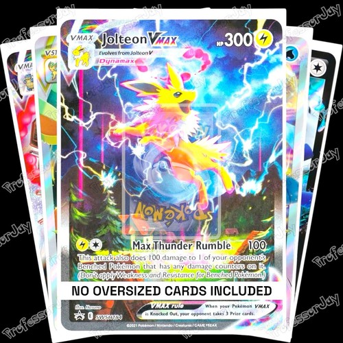 Pokémon JUMBO 1X CUSTOM PRECISE-FIT TOPLOADER + PREMIUM SLEEVE FOR SWSH/SV Cards - Picture 7 of 13