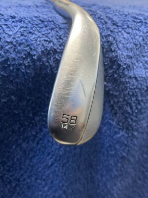 TITLEIST CHROME VOKEY SM8 LOB WEDGE 58.14 K, STEEL WEDGE FLEX (D