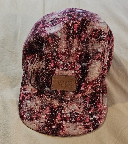 Vans Cap - Galaxy Stars Design With Leather Patch - Off The Wall