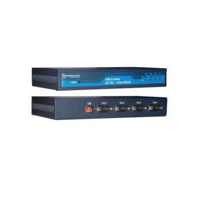 Neu Brain Boxen USB AUF SERIELLEN HUB unterstützt 4 serielle RS-232 US-70102 4xRS232