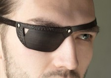 Leather Eye Patch, Eye Patch, One Eye, Man Eye Patch, Woman Eye Patch, Eye Mask
