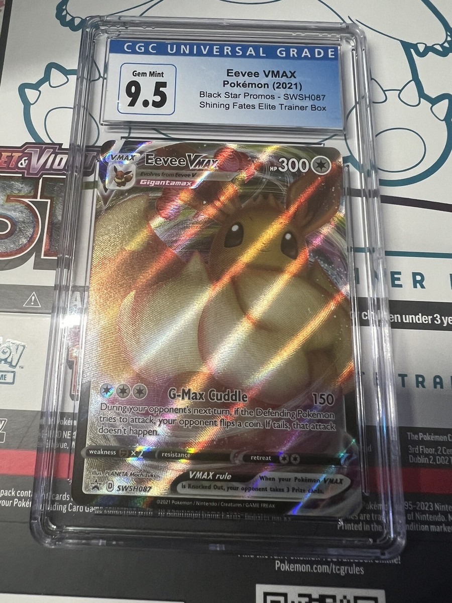 【ARS10+】ポケモンカード　EEVEE VMAX　PROMO　鑑定書付 Eevee VMAX SWSH087 Pokemon TCG Shining Fates Promo Card
