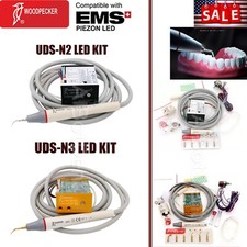 100% Woodpecker Dental Ultrasonic Piezo Scaler UDS-N2/N3 LED Handpiece Fit EMS