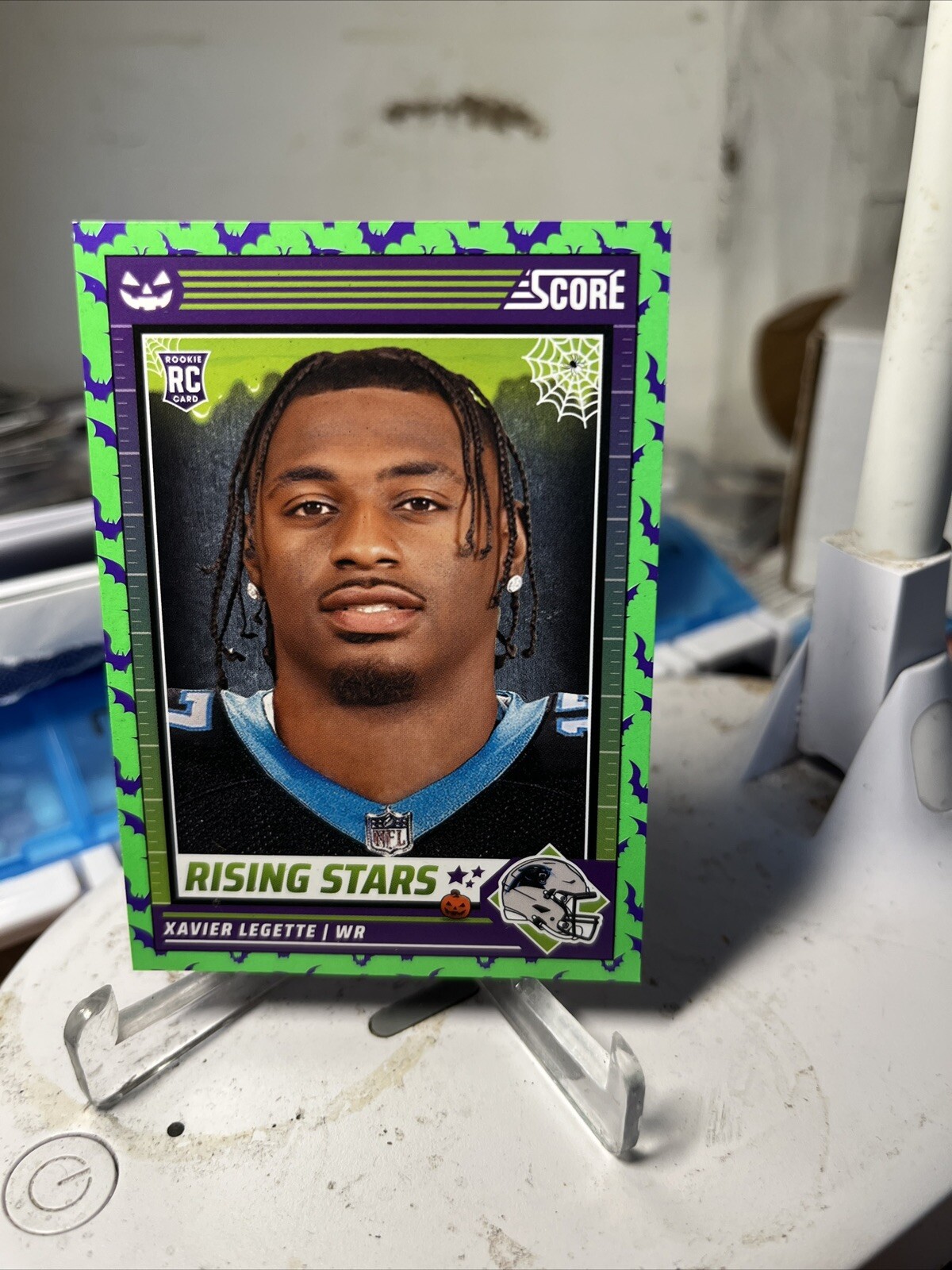 2024 Score A-Treat Xavier Legette Green Bats Rookie RC Panthers!