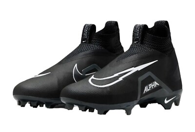 Nike Alpha Menace Elite 3 Black White Football Cleats CT6648-010 Men\'s Sz Multi Nike Alpha Menace Elite 3 Black White Football Cleats CT6648  main image 4