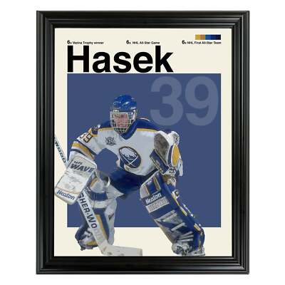 Dominik Hasek Framed Sports Art Photo by Thomas Maxwell