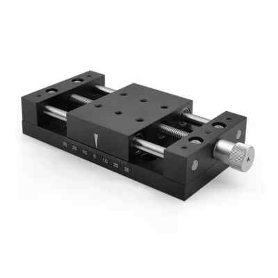 80x60MM Manual X Axis Linear Stage Fine Tuning Precision Sliding Table