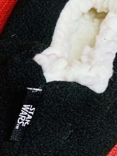 Disney Star Wars Darth Vader Fuzzy Babba Womens M/L-8/10 Shoe Sz Plush Slippers - Picture 5 of 8
