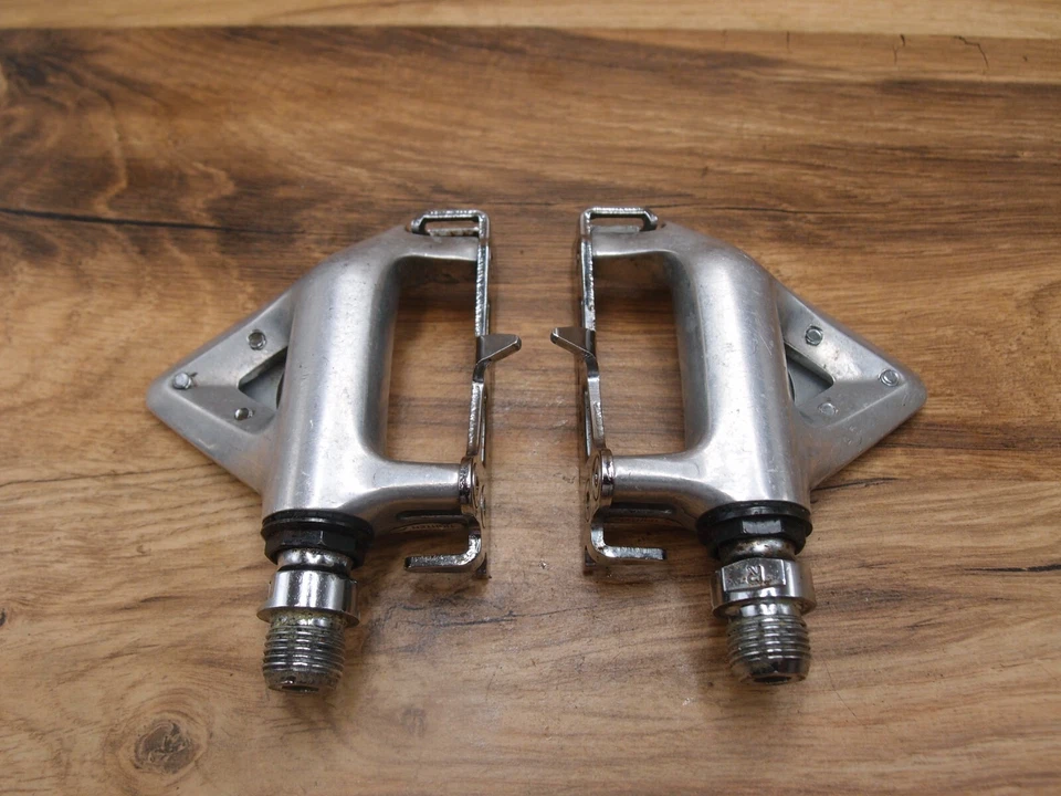 Pedales de bicicleta de carretera 1988 Shimano 600 Tri Colore PD-6400 VÍA Japón Foto 3 de 4