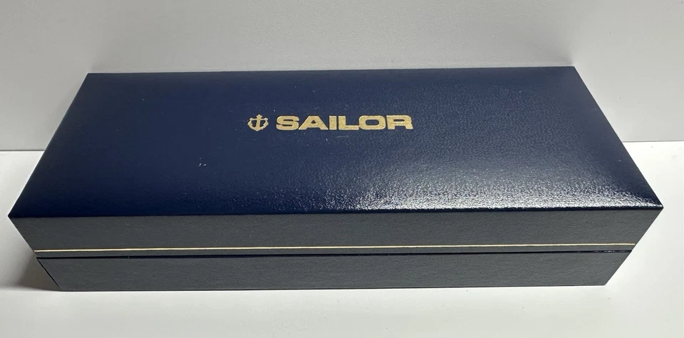 Pluma Estilográfica Grande Sailor 1911 4am con Borde de Rutenio y Música 21K Nuevo en Caja Foto 4 de 4