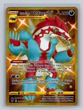 Galarian Obstagoon (Secret) Pokemon SWSH04: Vivid Voltage #198/185