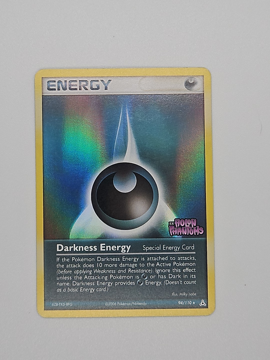 Darkness Energy 94/110 Holon Phantoms Special Reverse Holo Rare STAMPED NM