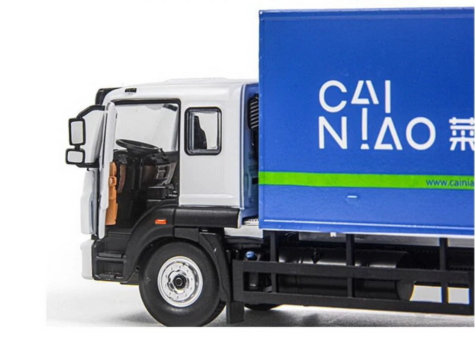 Camión Paudi 1/48 Mitsubishi FUSO CAINIAO Diecast Car Modelo Juguete Colección Foto 4 de 4