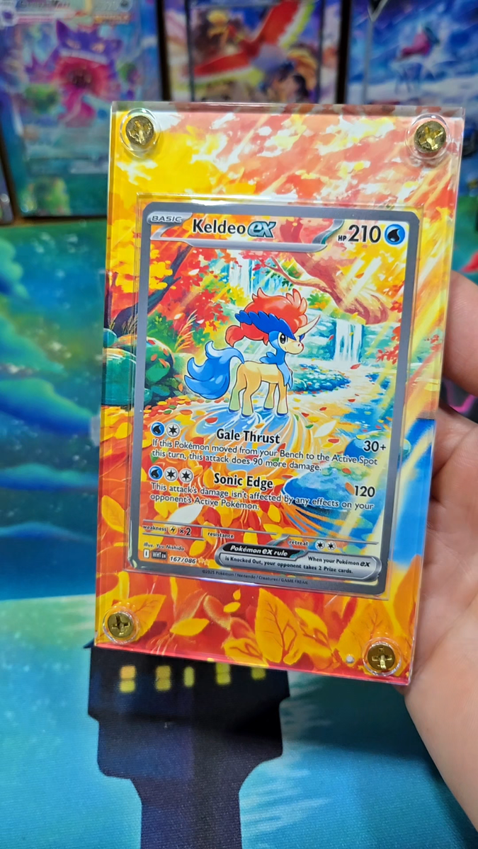 Pokemon Keldeo EX 167/086 White Flare Extended Art Case | eBay