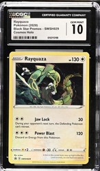 Rayquaza SWSH029 Black Star Promo Cosmos Holo